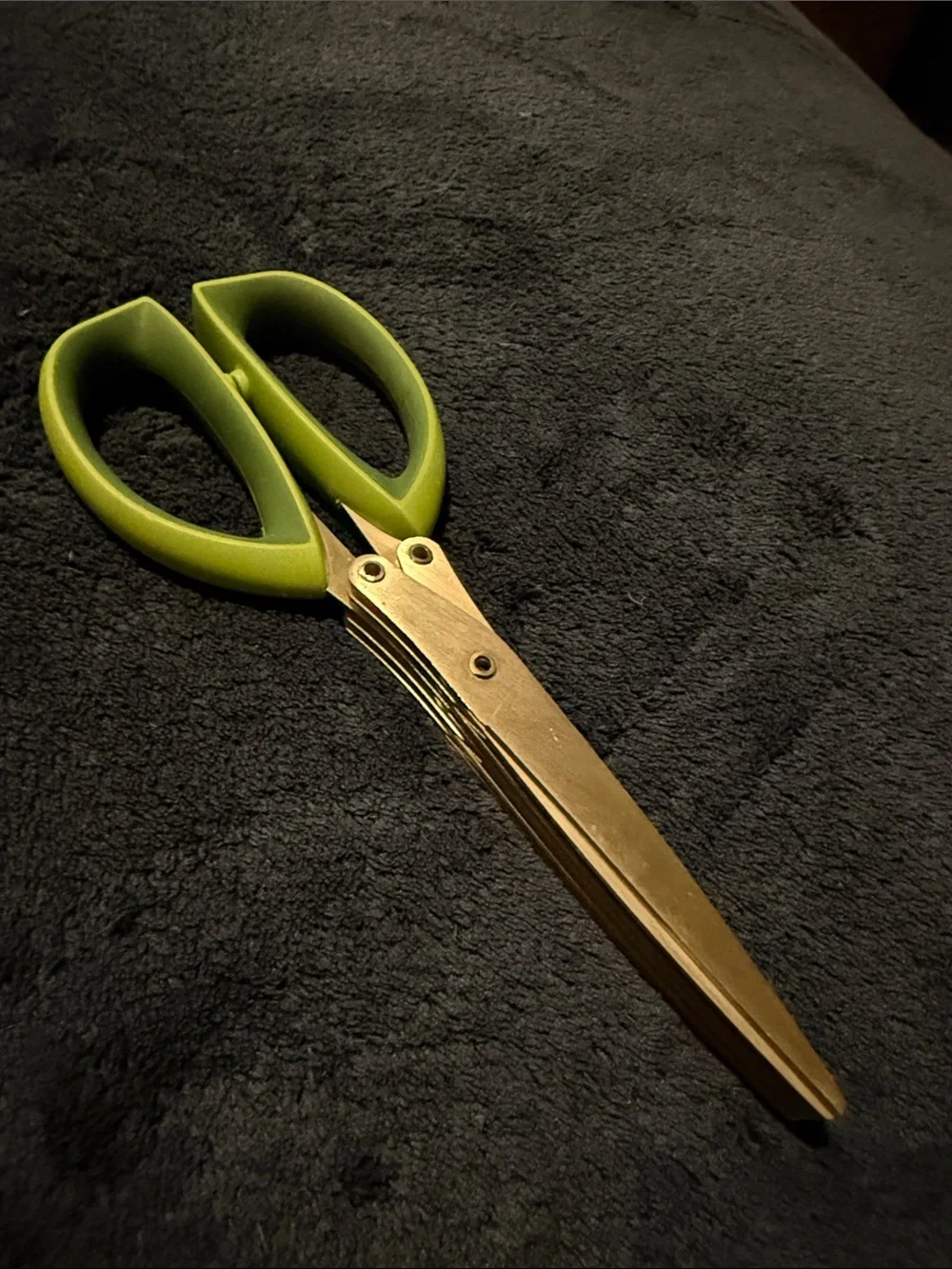 Multi-Blade Herb Scissors with Green Handles